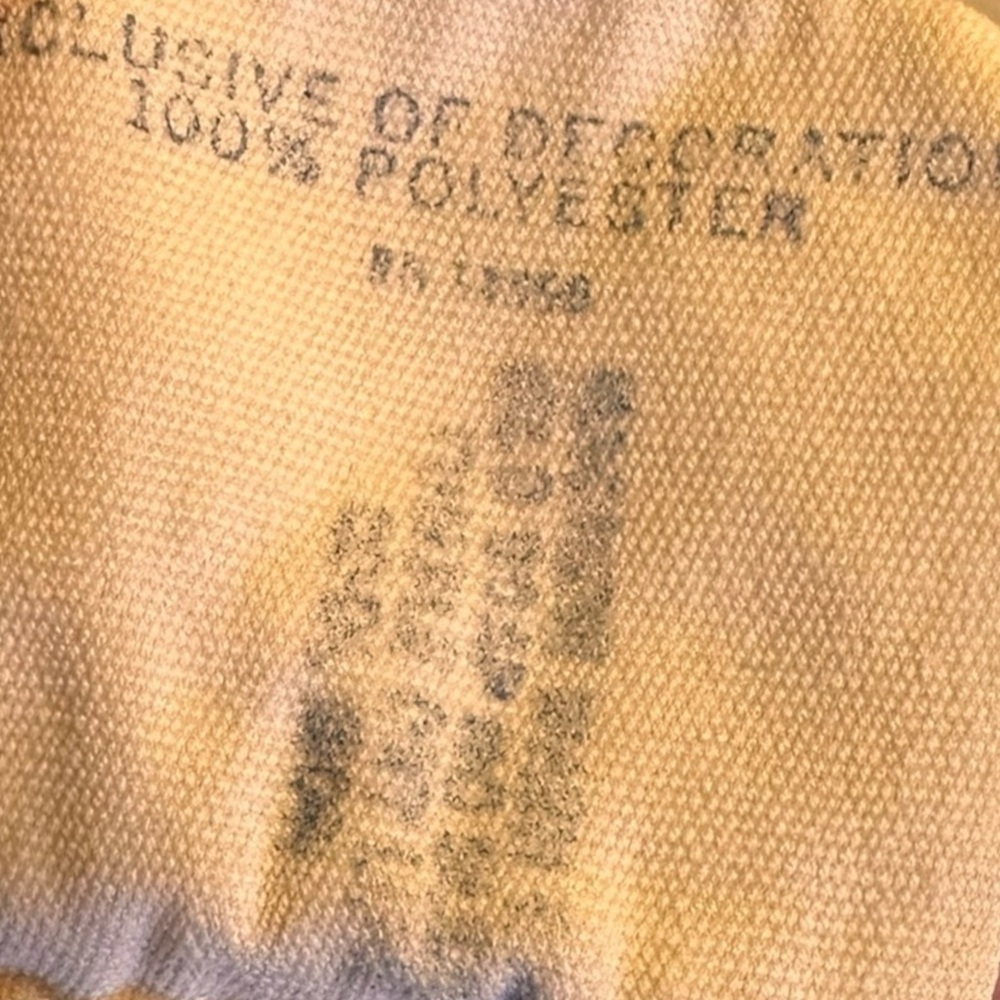 Vtg Juli Jr of Slumbertog Sheer Long Blanket Robe 1 Pocket Button Front Size 7 - Picture 10 of 14